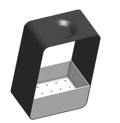 Macetero Moderno Auto-Riego con Cascada de Agua