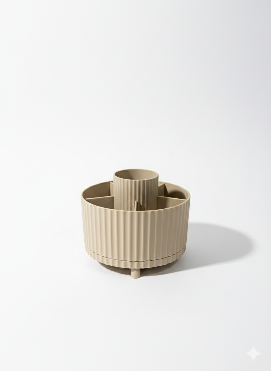 Organizador de tocador o mostrador de baño para maquillaje